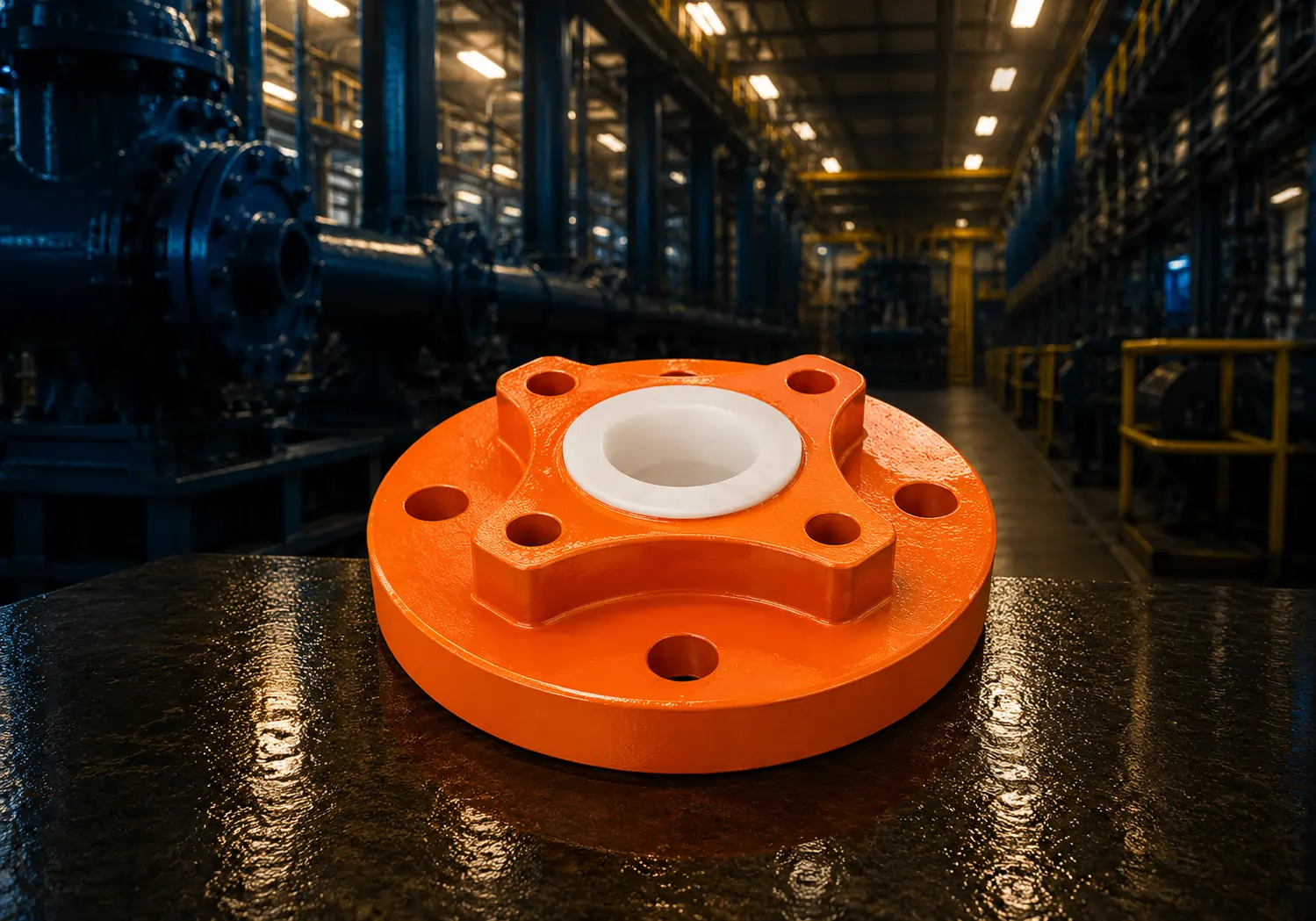 PTFE Lined Reducing Flange
